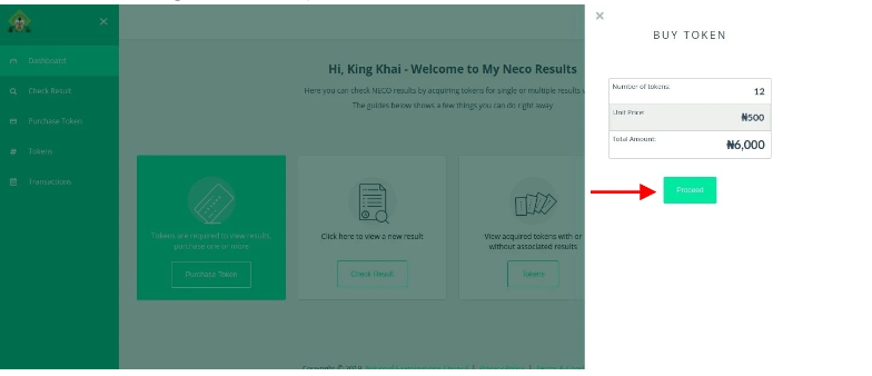 Buy NECO Result Checker Token