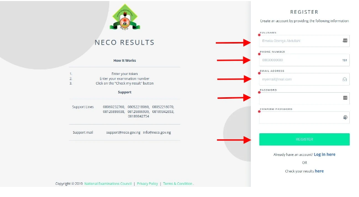 Buy NECO Result Checker Token 2024