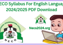 NECO Syllabus For English Language 2024