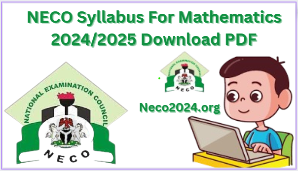 NECO Syllabus For Mathematics 2024